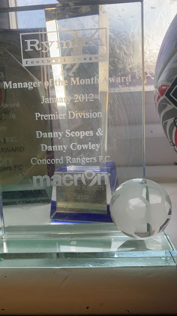 Ryman Premier Division Manager of the Month award, January 2012
